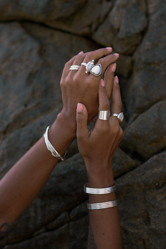 Mother of Pearl Oval Ring