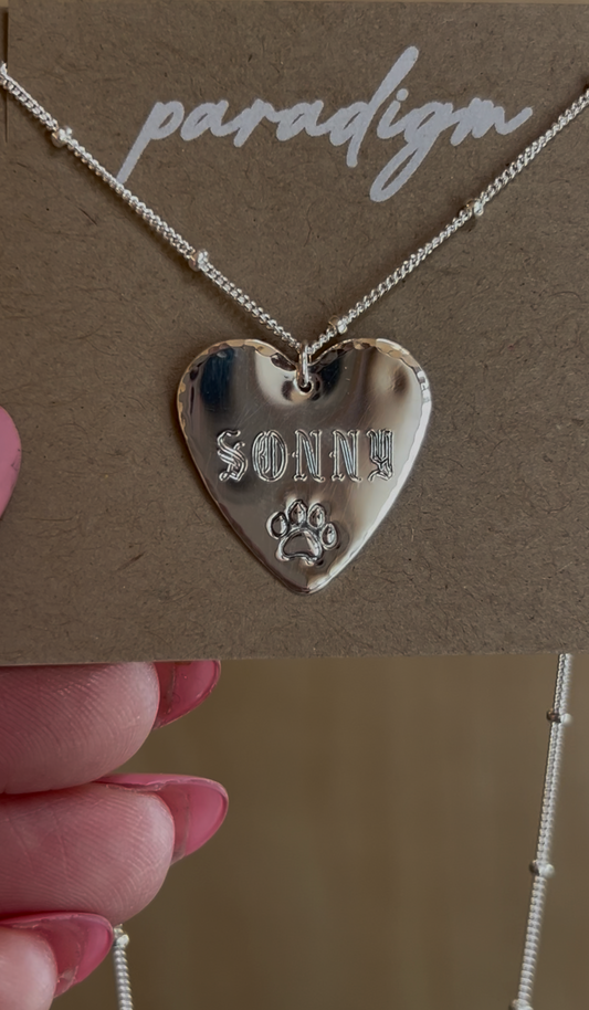 Custom Heart Necklace