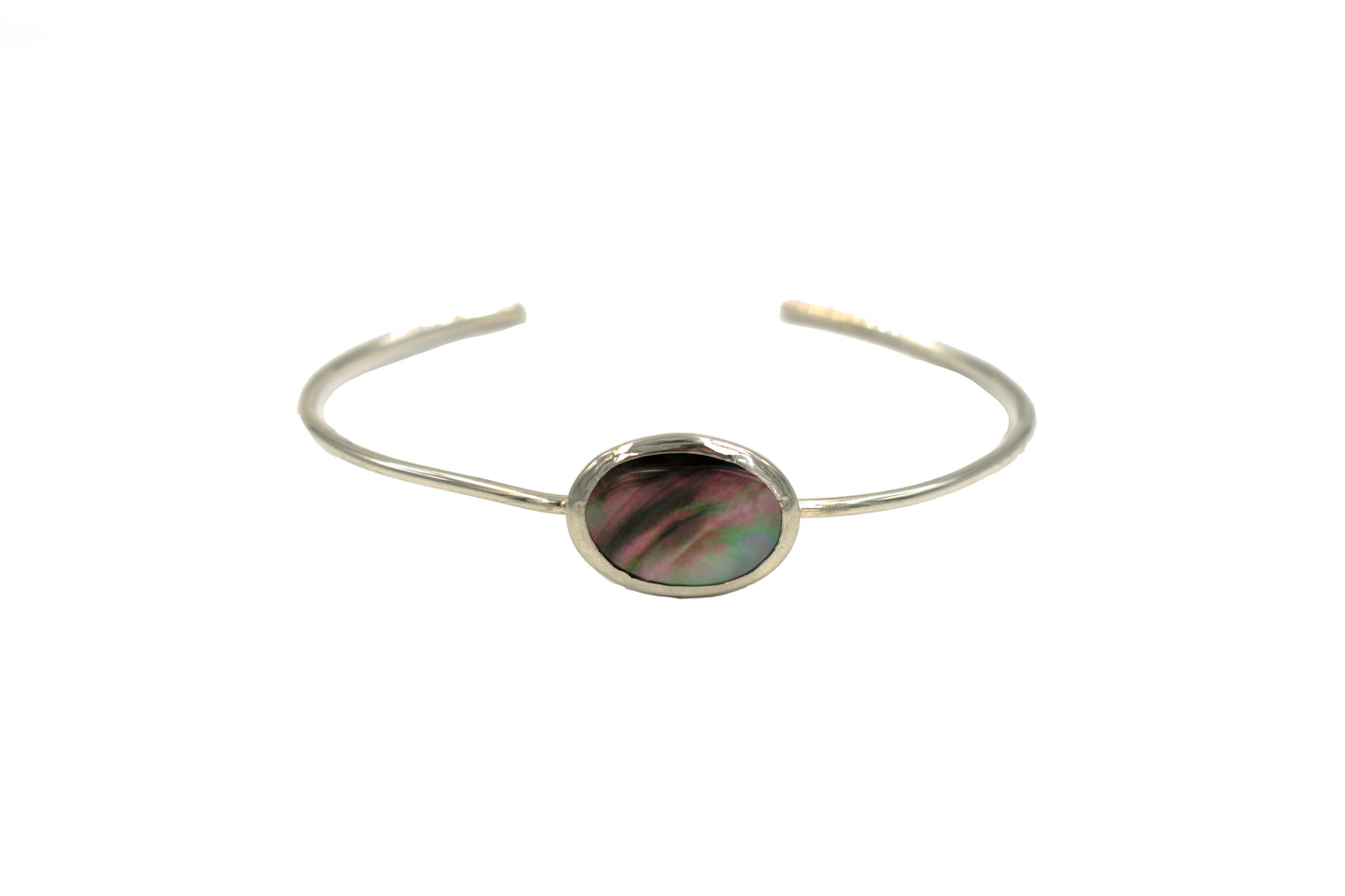 Black Mother of Pearl Oval Cuff