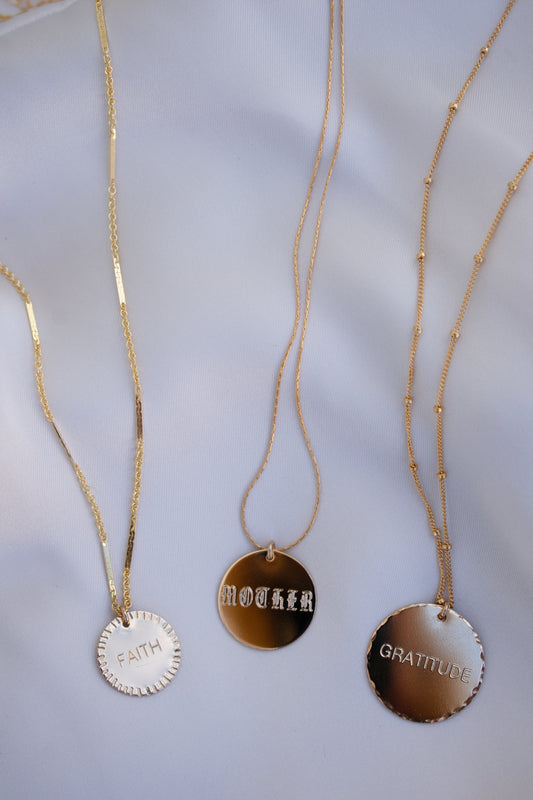 Mother Coin Necklace
