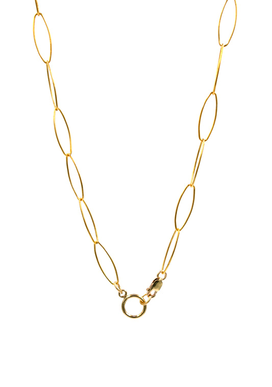 Drawn Cable Charm Necklace