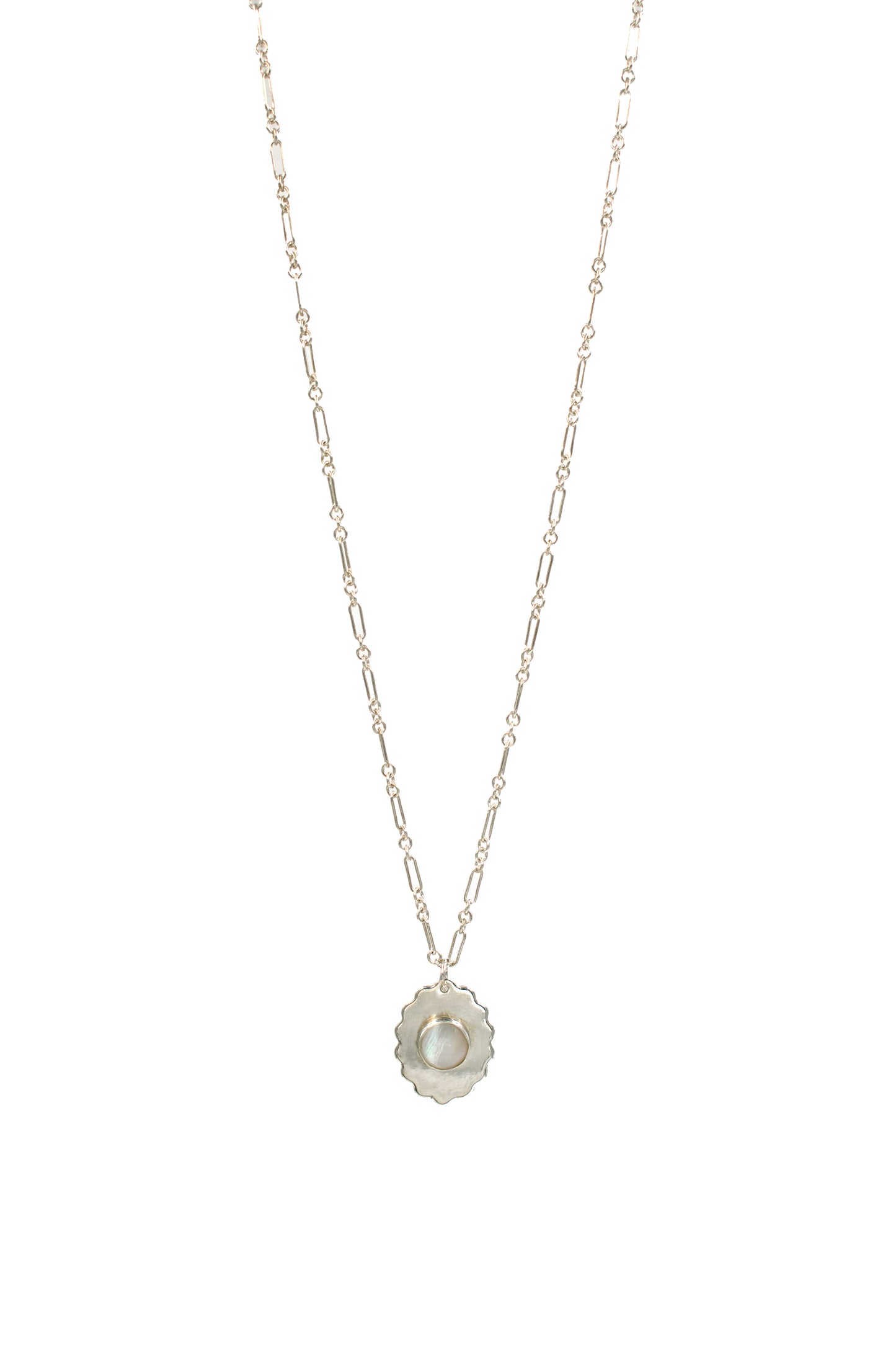 Mother of Pearl Concho Necklace