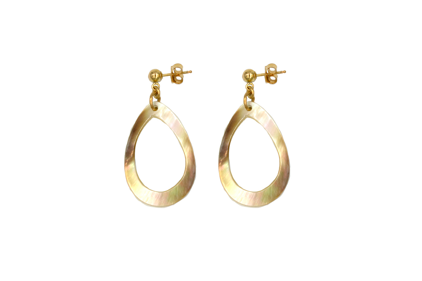 Mother of Pearl Teardrop Earrings