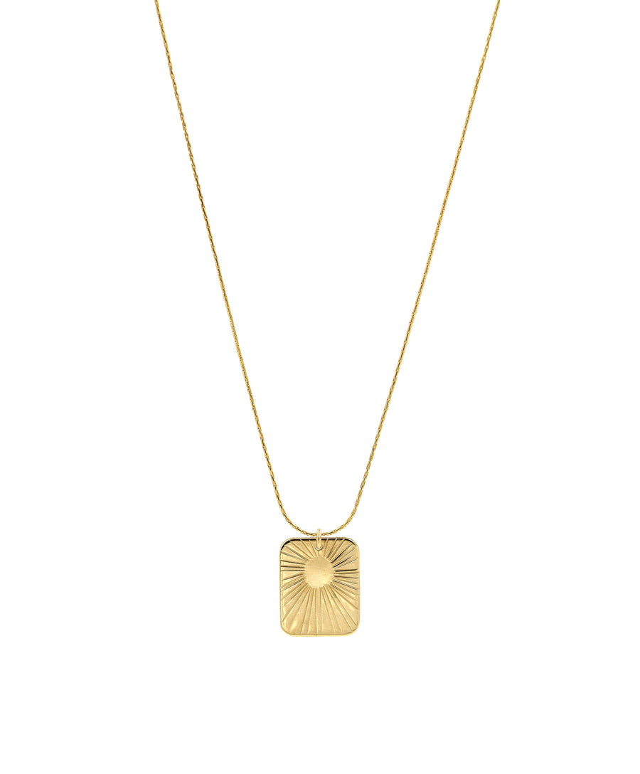 Glow Rectangle Necklace