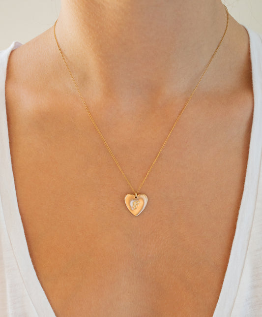 Heart Monogram Necklace