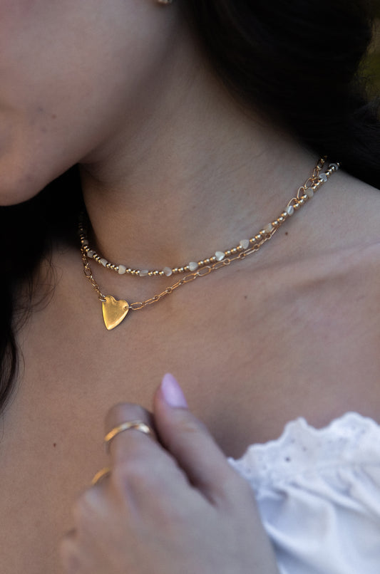 Heart Bead Choker