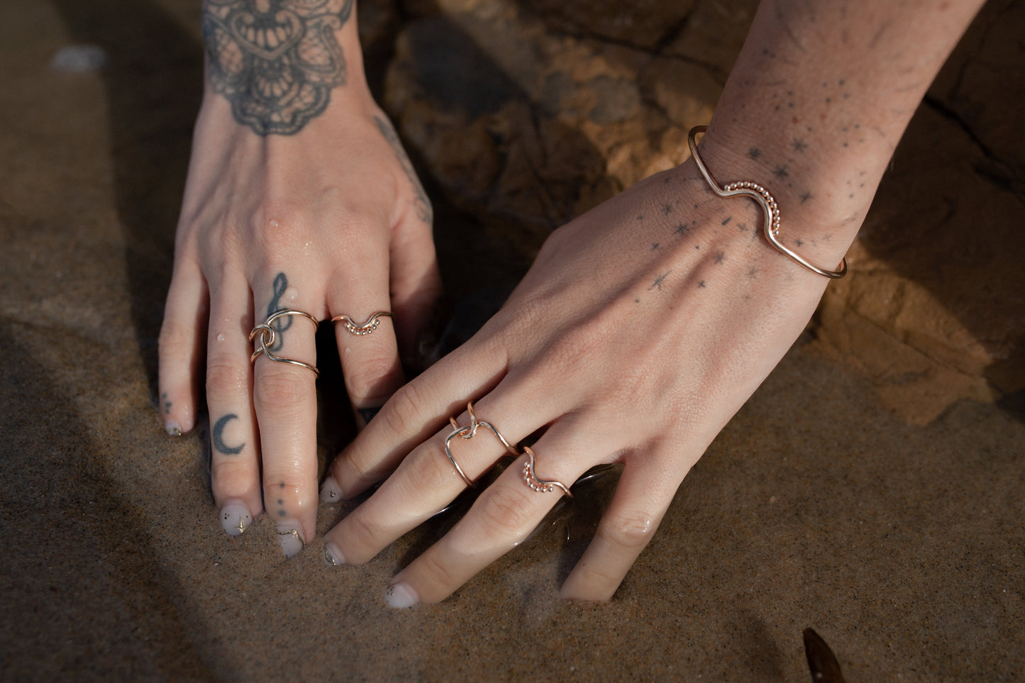 Silver Shoreline Cuff