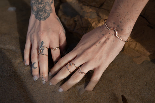 Silver Shoreline Cuff