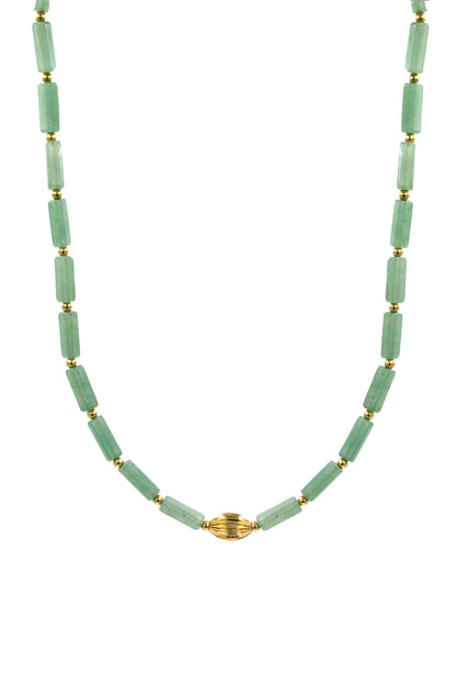 Aventurine Bead Necklace