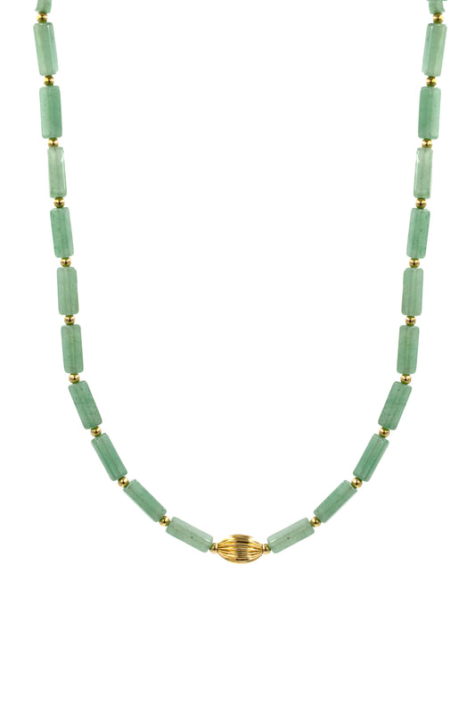 Aventurine Bead Necklace