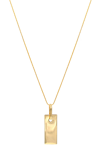 Elongated Rectangle Necklace