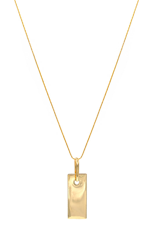 Elongated Rectangle Necklace