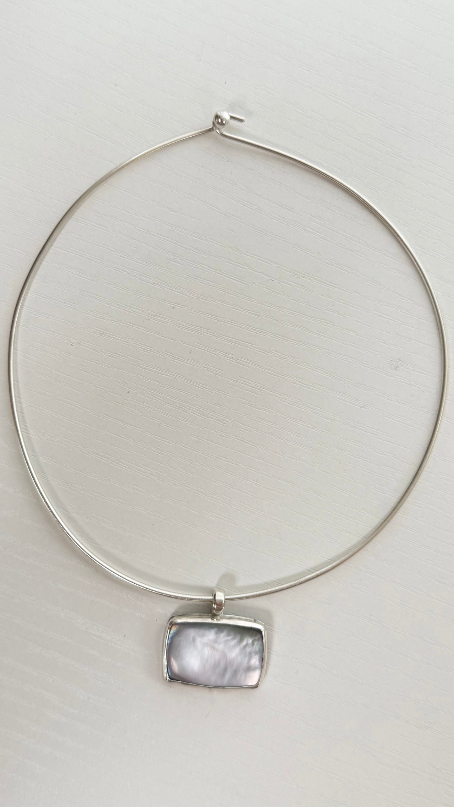 Mother of Pearl Collar Necklace