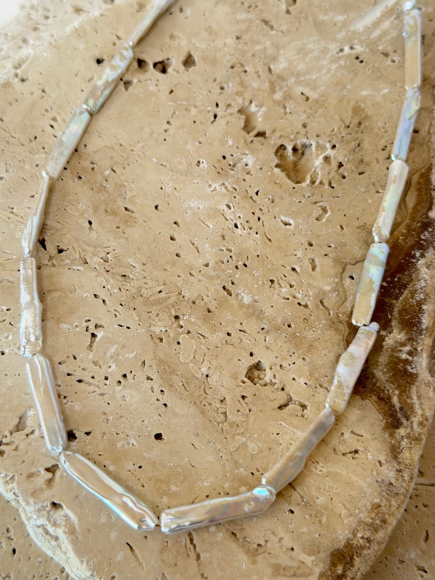 Stick Pearl Necklace