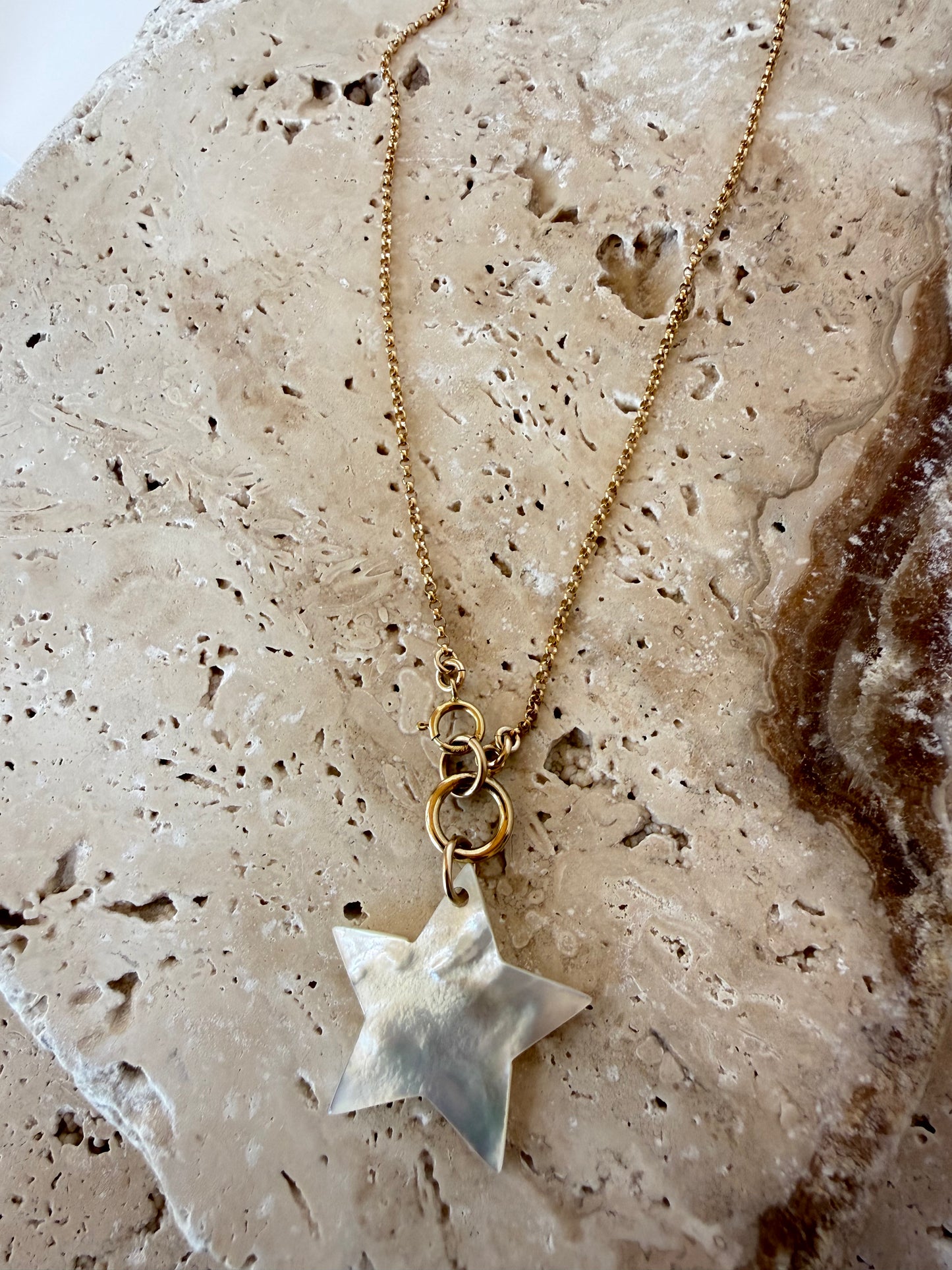 Mother of Pearl Star Necklace