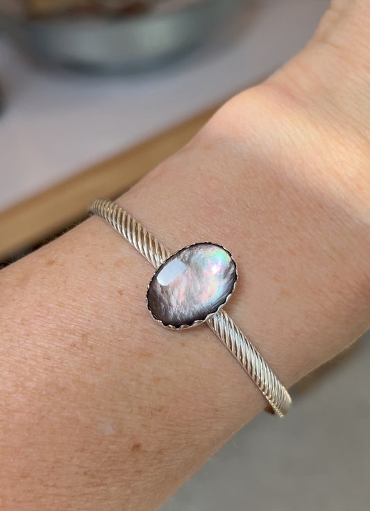 Black Mother of Pearl Cuff