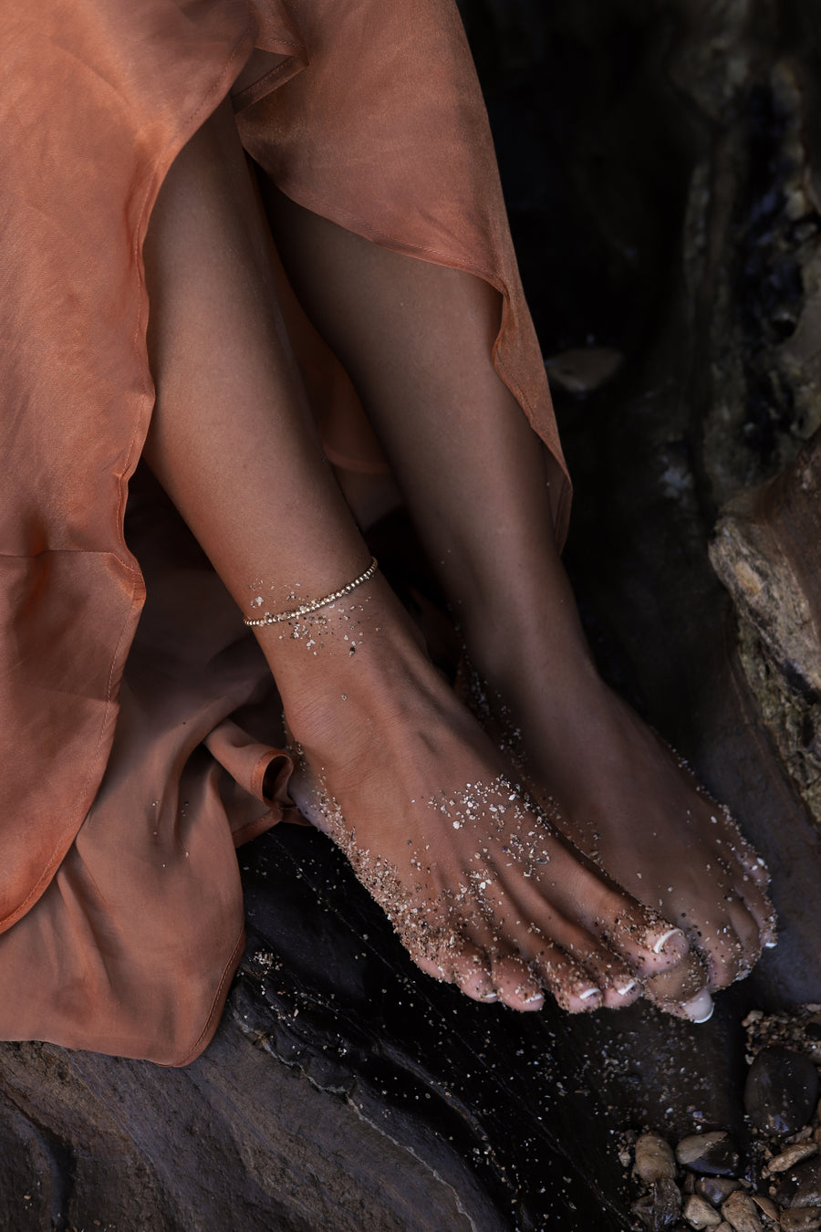 Elastic Bead Anklet
