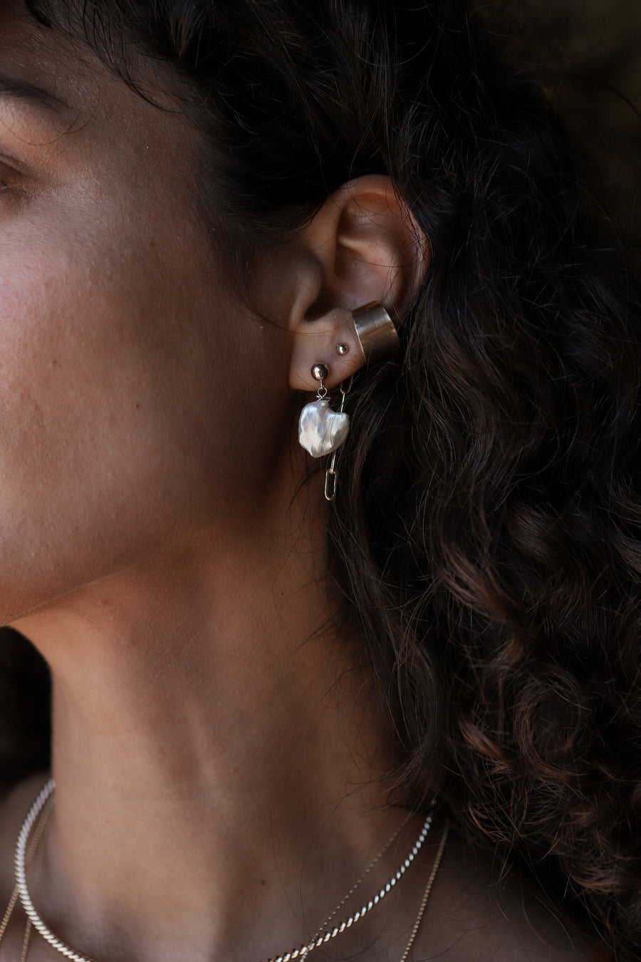 Mantra Ear Cuff
