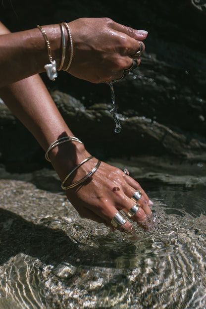 Hammered Bangle
