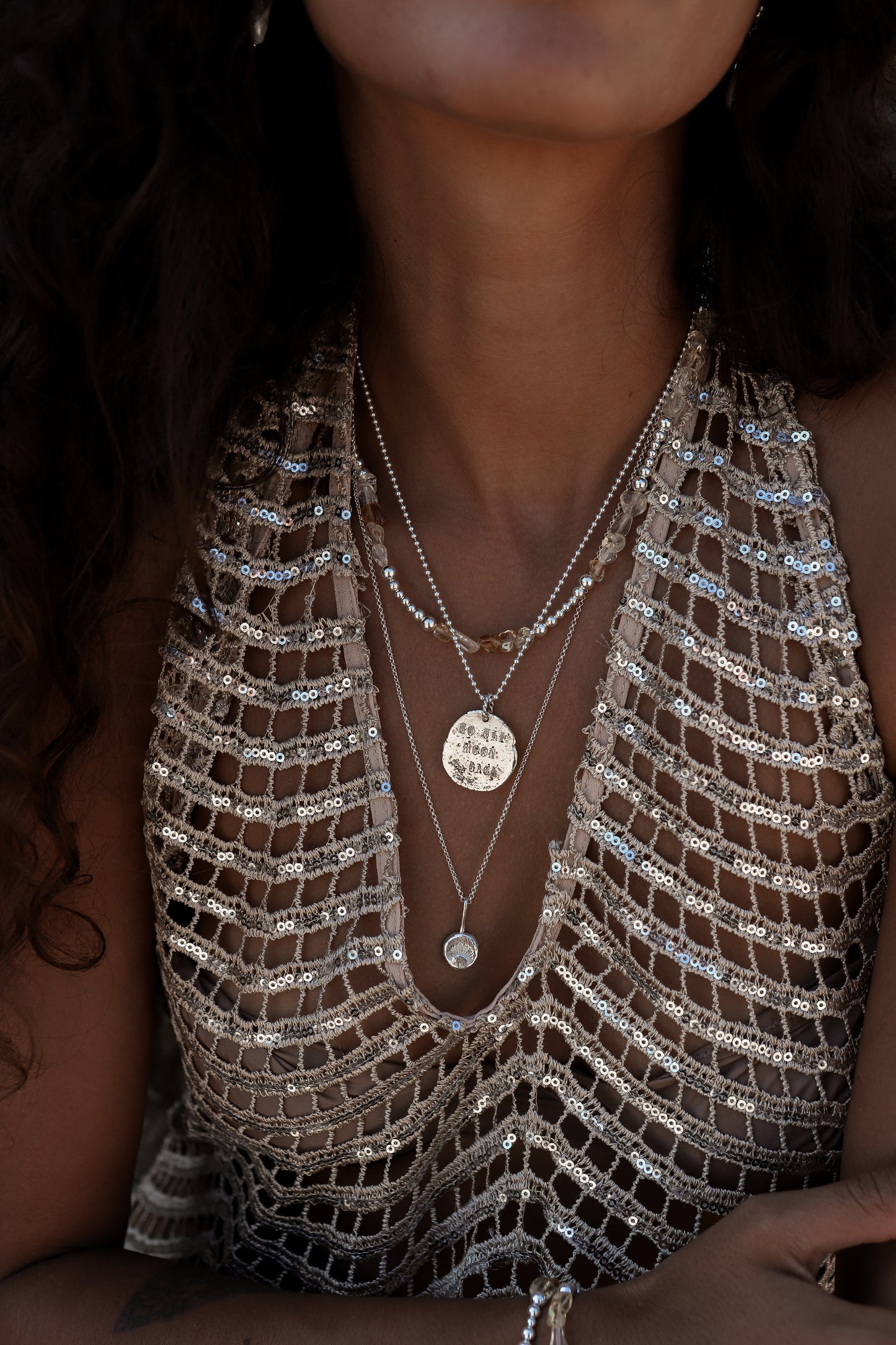 Moonrise Medallion Necklace