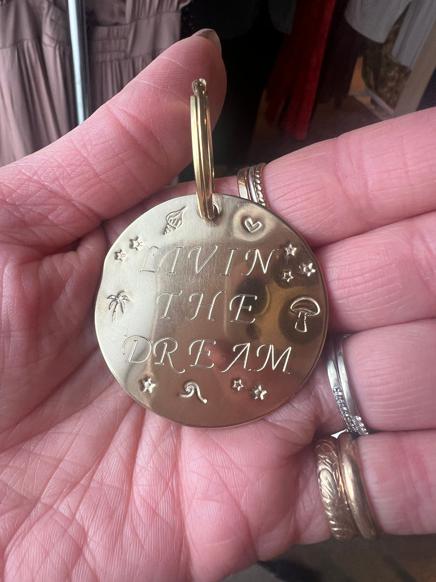 Custom Brass Keychain