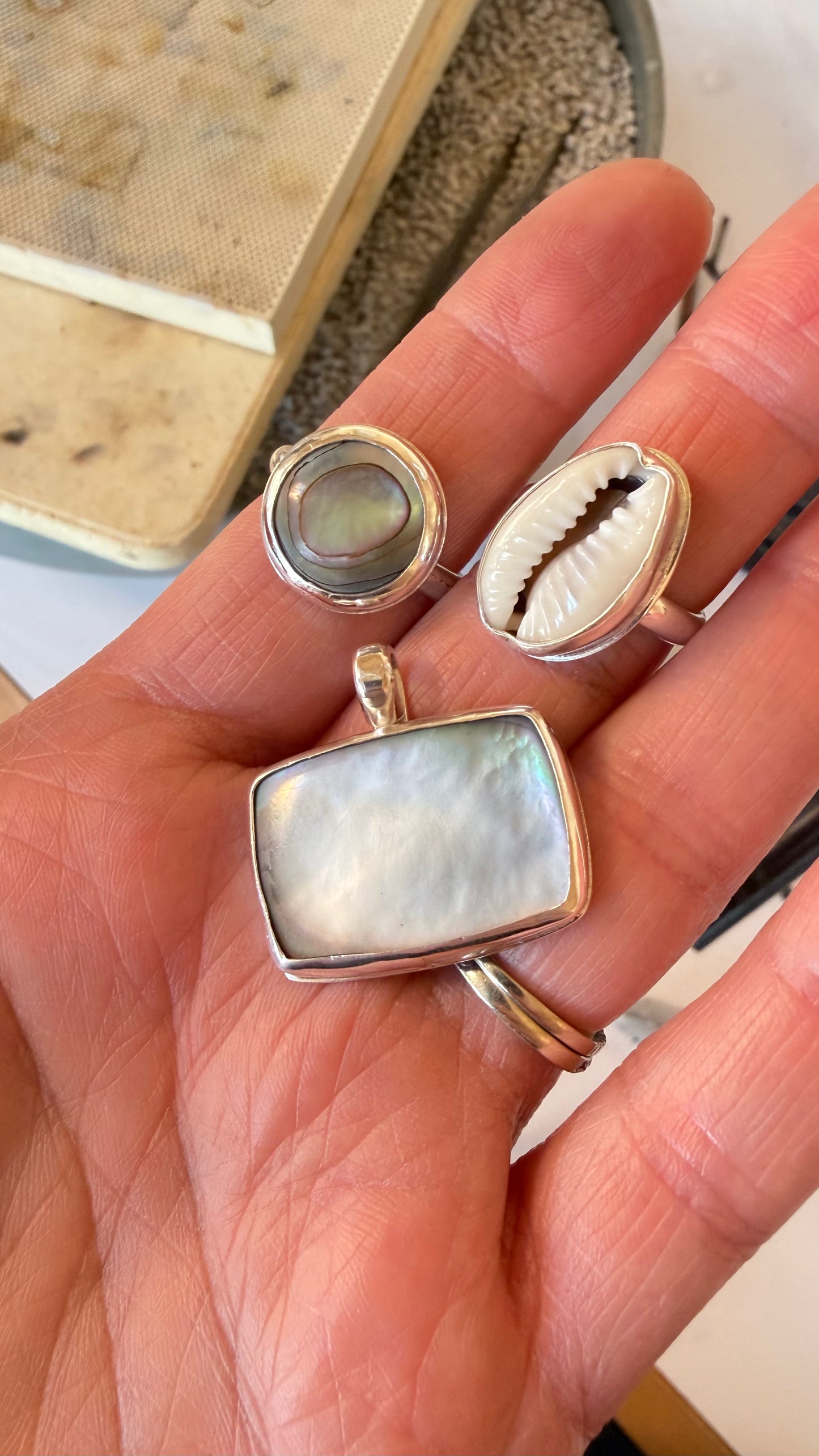 Cowrie Ring