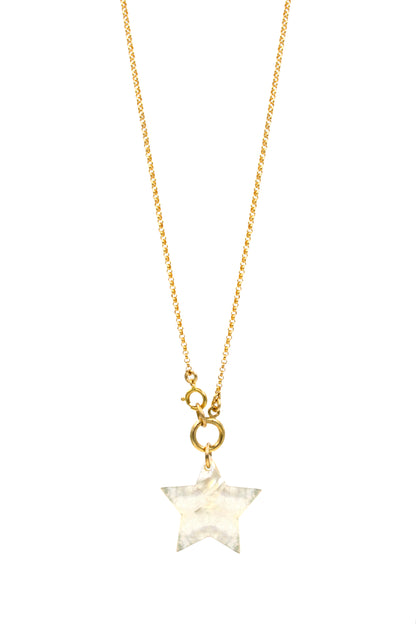 Mother of Pearl Star Necklace