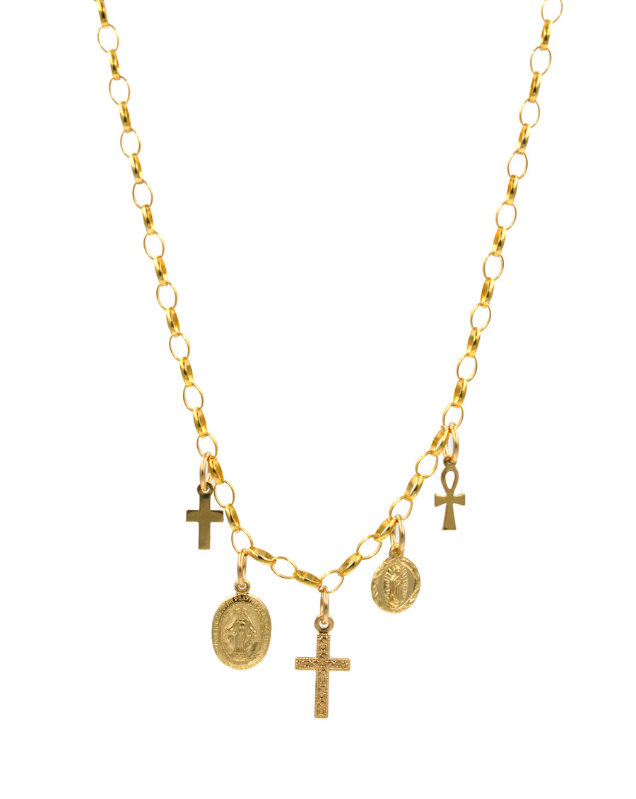 Religious Charm Necklace