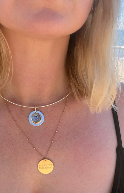 Abalone Collar Necklace