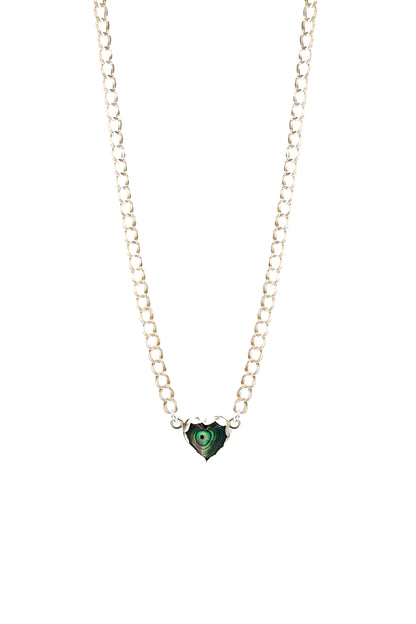 Abalone Heart Necklace