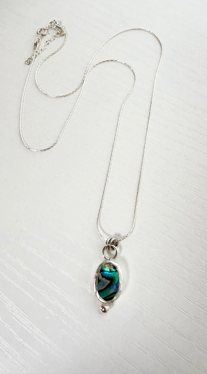 Abalone Oval Necklace 1