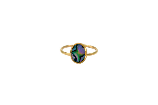 Abalone Oval Ring