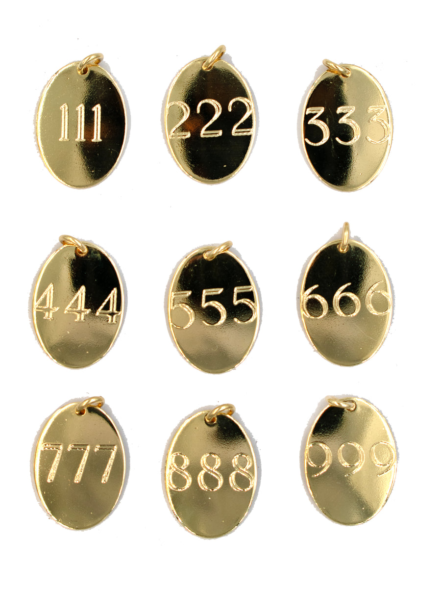 Angel Numbers Oval Necklace