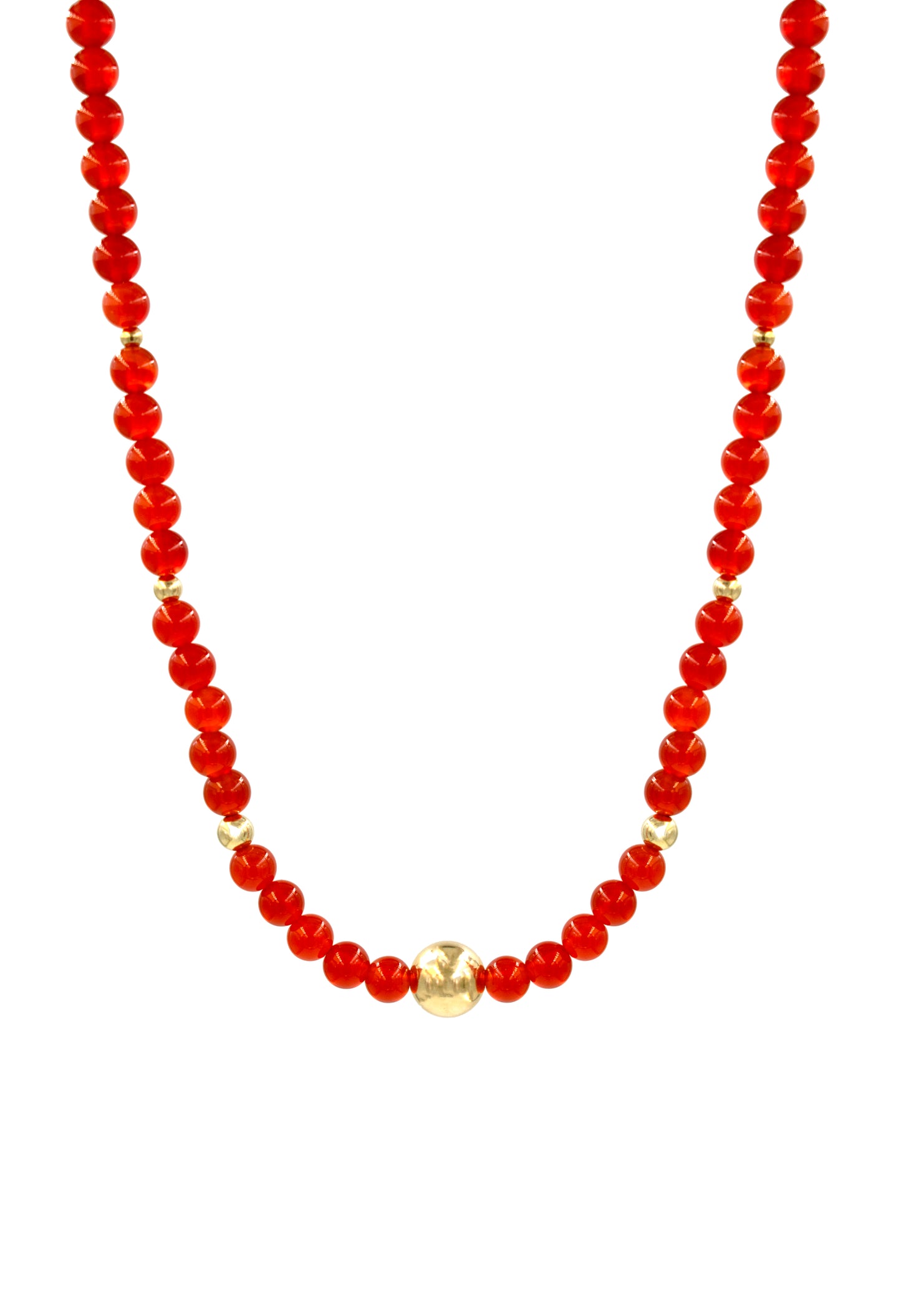 Carnelian Bead Necklace