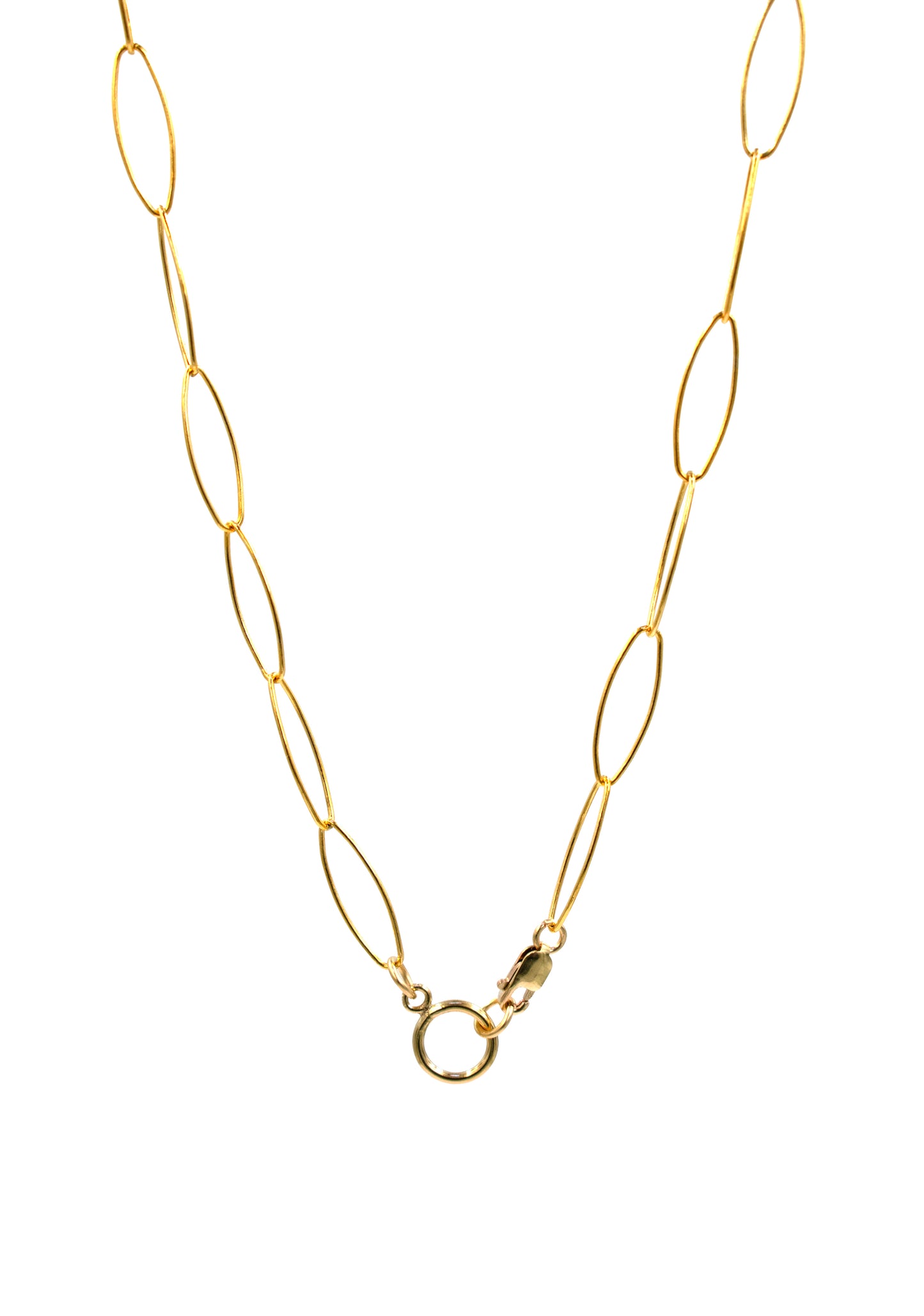 Drawn Cable Charm Necklace