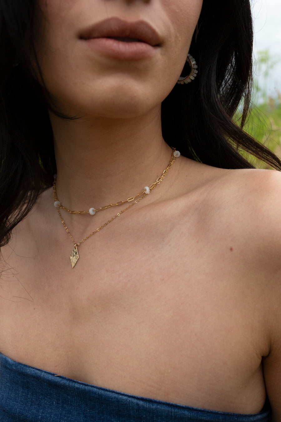 Wynette Necklace Mother of Pearl