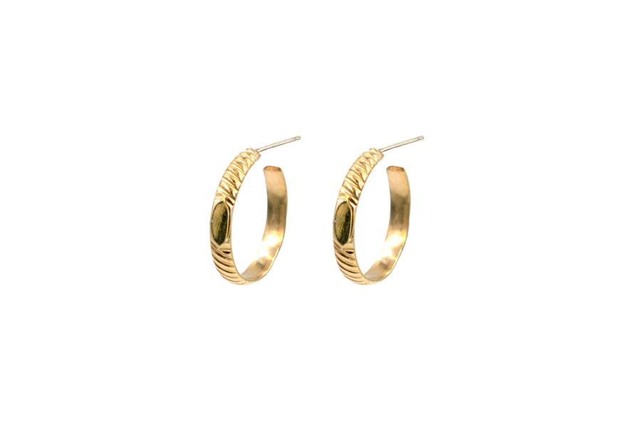 Fine Line Small Hoops
