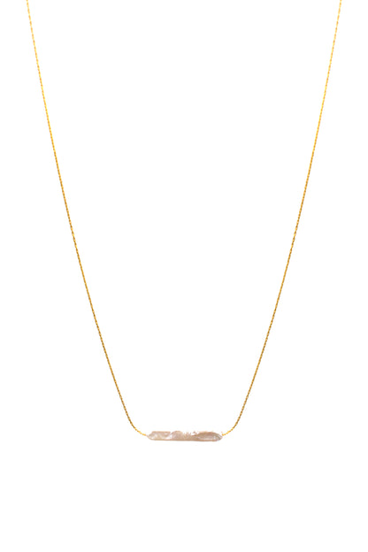 Floating Stick Pearl Necklace