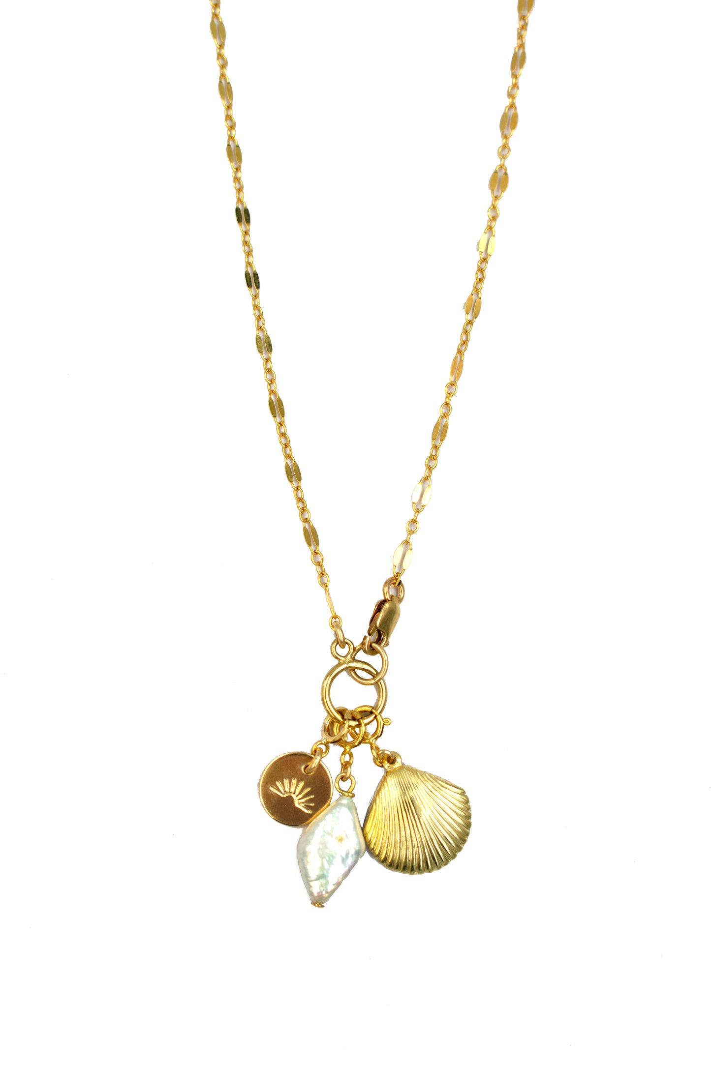 Glimmer Charm Necklace