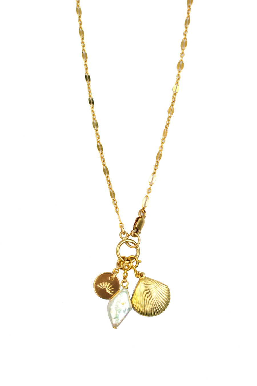 Glimmer Charm Necklace