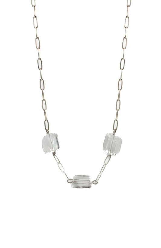 Icy Quartz Necklace