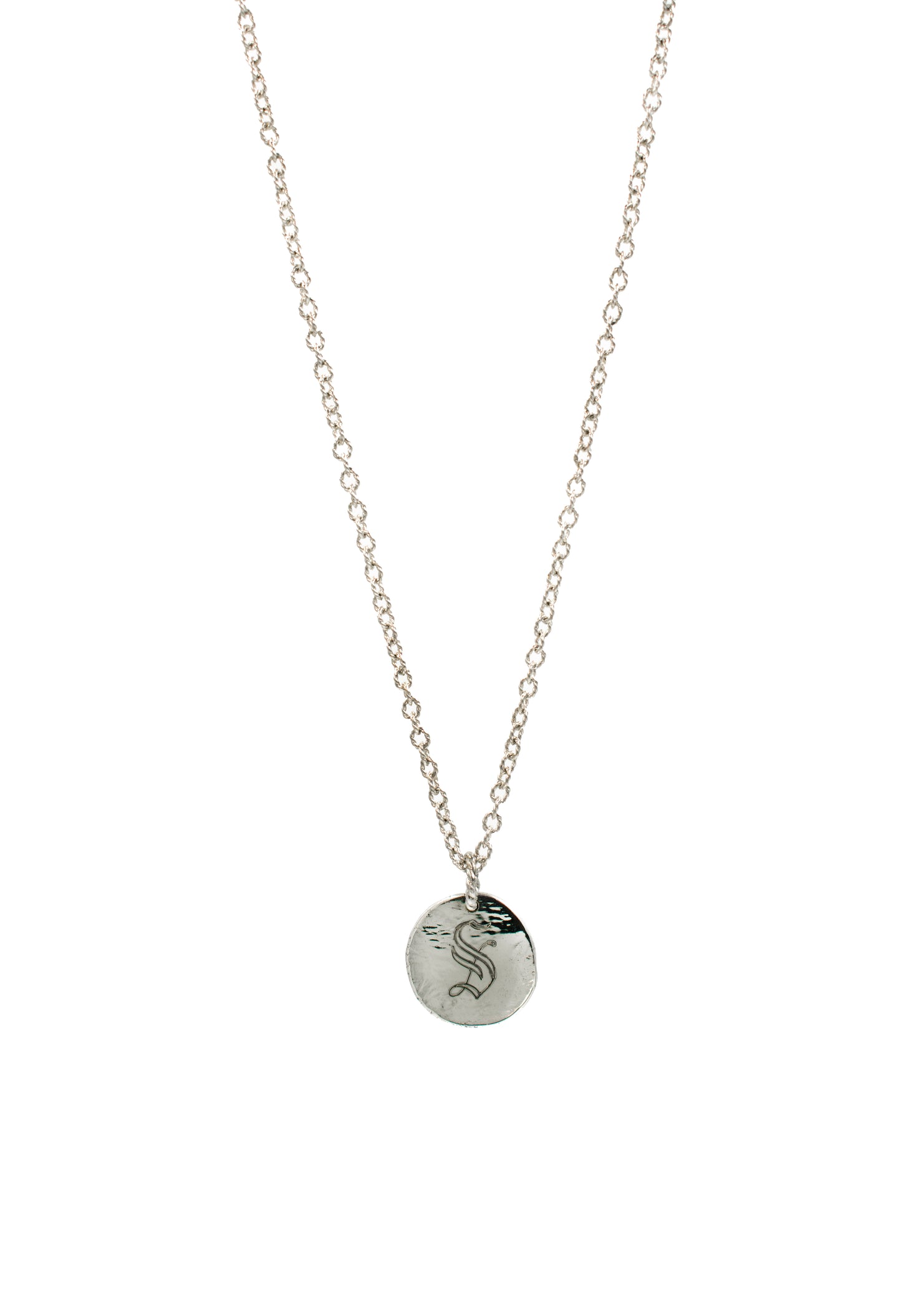 Medallion Engraved Necklace