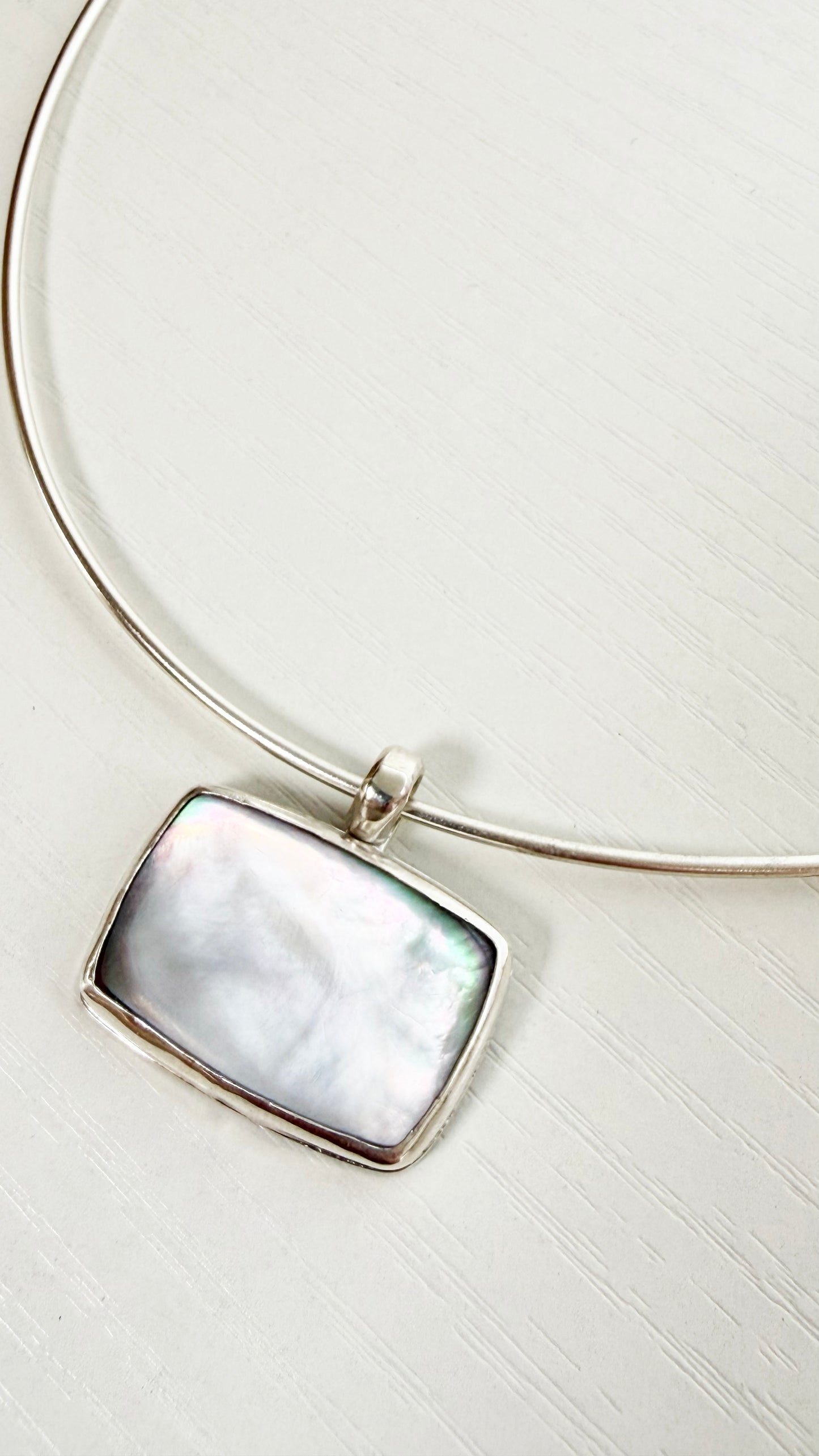Mother of Pearl Collar Necklace