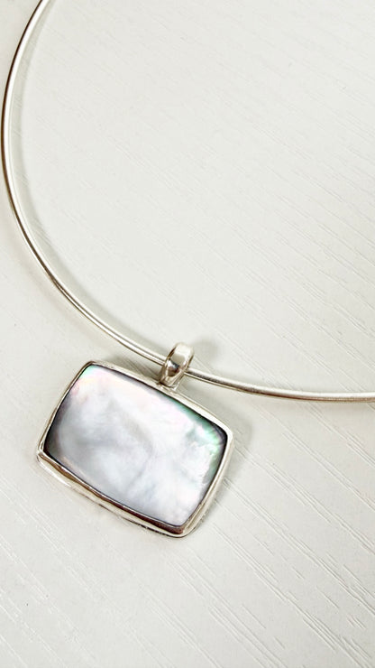 Mother of Pearl Collar Necklace