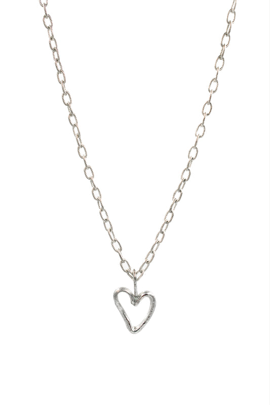 Open Heart Necklace