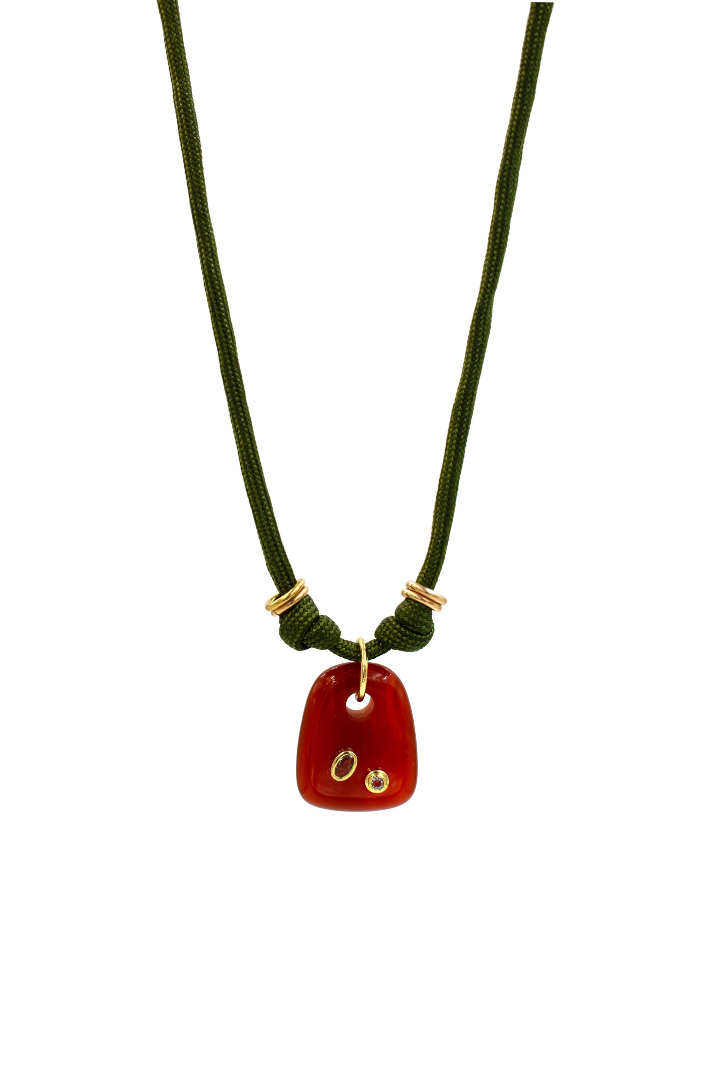 Paracord Carnelian Necklace