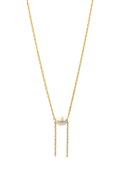 Pearl Bolo Necklace