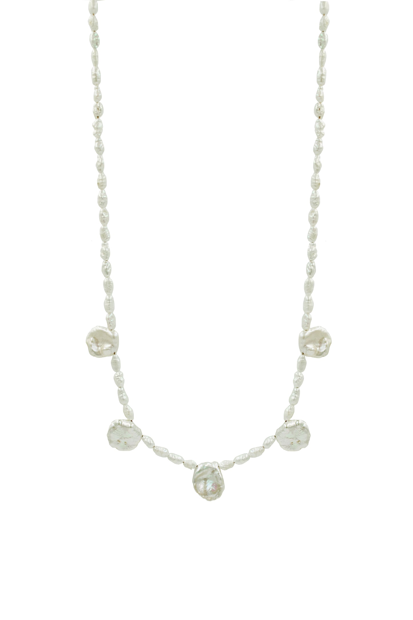 Keshi and Rice Pearl Necklace