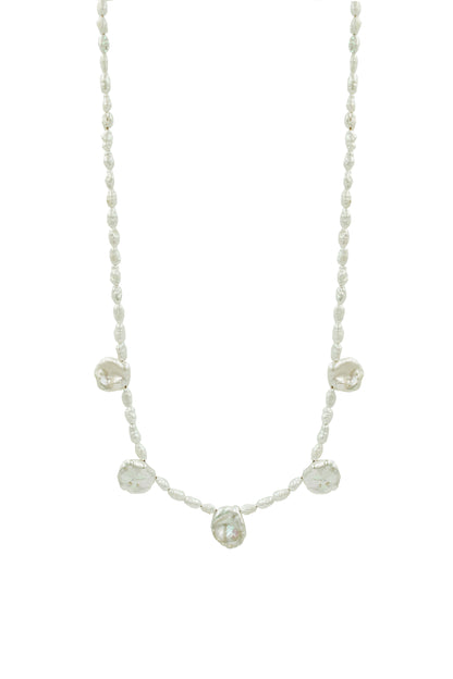 Keshi and Rice Pearl Necklace