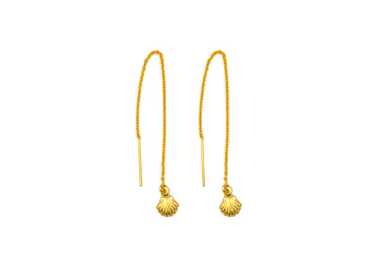 Shell Threader Earrings